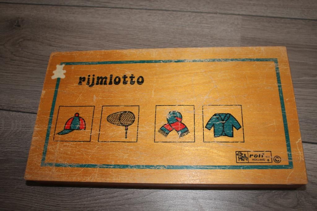 Rolf Rijmlotto spel - ontwikkelingsmateriaal Montessori, Ophalen of Verzenden, Taal en Lezen