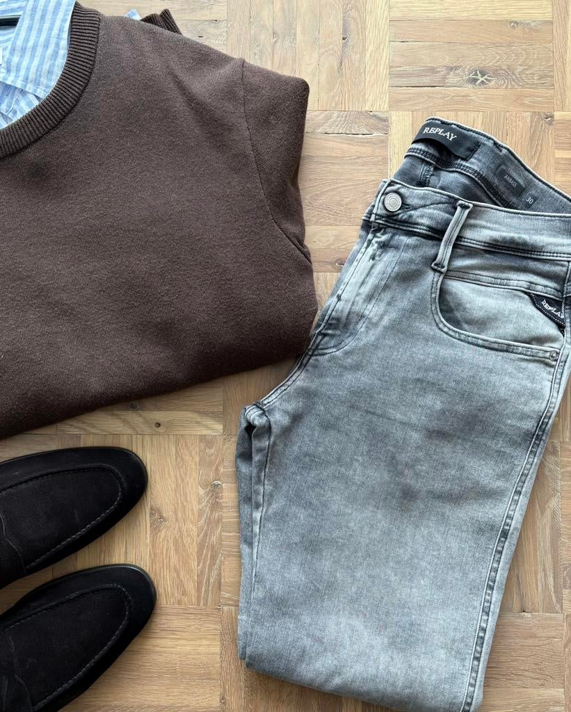 Replay Hyperflex Anbass jeans mt 30, Ophalen of Verzenden, Zo goed als nieuw