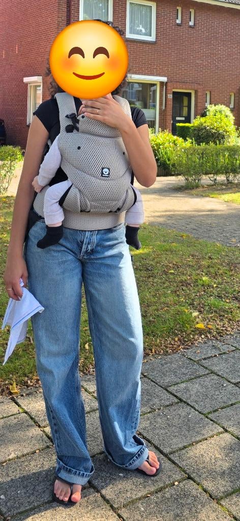 Dooky draagzak baby beige, Kinderen en Baby's, Babydragers en Draagdoeken, Overige merken, Buik of Rug, Ophalen of Verzenden, Zo goed als nieuw