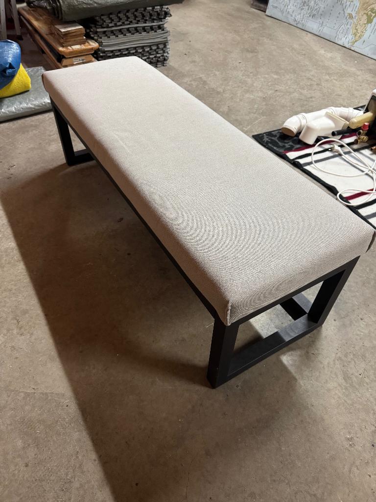 Bankje Loya grijs - Kave Home, Ophalen, Minder dan 75 cm, Tweepersoons, Zo goed als nieuw