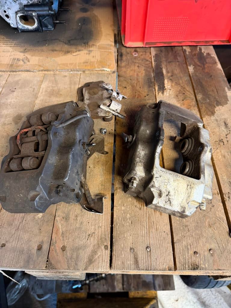 Brembo 4 pots remklauwen porsche cayenne, Auto-onderdelen, Ophalen of Verzenden, Gebruikt, Porsche