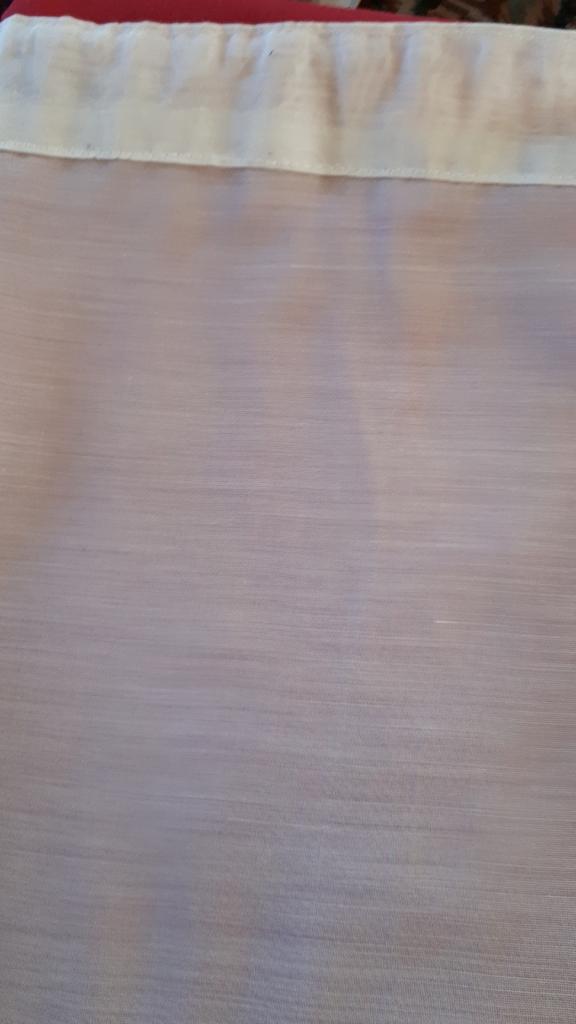 Diverse lengtes en breedtes witte in between vitrage., Ophalen of Verzenden, Zo goed als nieuw, 200 cm of meer, 200 cm of meer