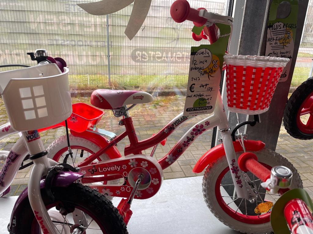 FIETSMASTER Volare Lovely Kinderfiets - Meisjes - 12 inch, Ophalen, Zijwieltjes, Nieuw, Volare