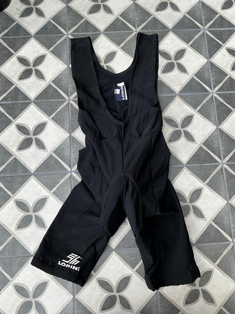 Lorini Fietsbroek/Wielerbroek heren zwart Maat 1/XS Nieuw, Fietsen en Brommers, XS, Lorini Fietsbroek/Wielerbroek heren zwart Maat 1/XS Nieuw