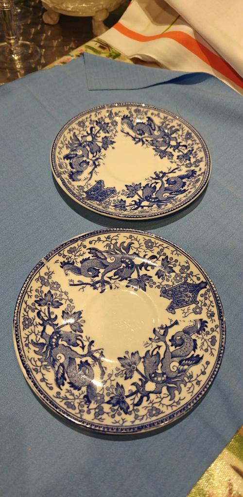 borden Boch La Louviere Dragon diam 15 cm, Ophalen of Verzenden