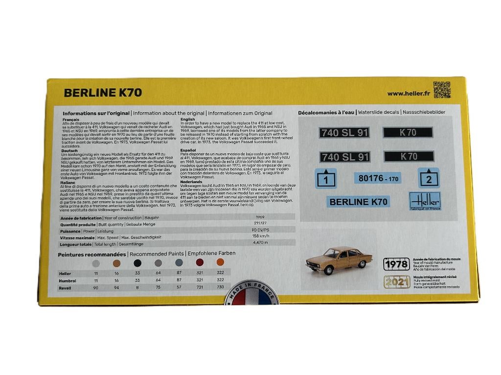 Heller K70 HEL-80176, Ophalen of Verzenden, Nieuw, Tractor of Landbouw, Overige merken