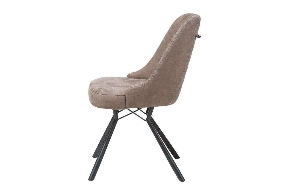 6 Nieuwe stoelen, Pocket vering, Taupe met zwart frame+greep, Ophalen, Overige kleuren, Nieuw, Stof