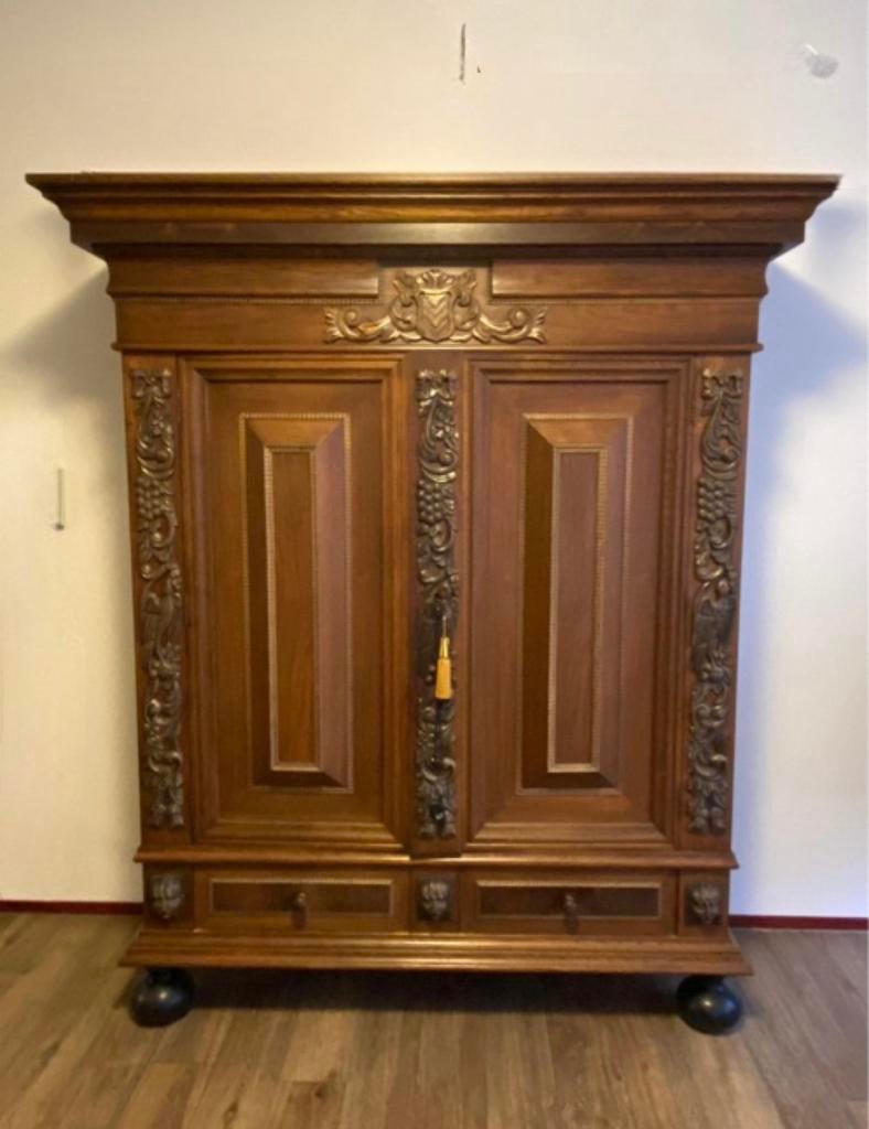 Originele groenlose kast, Antiek en Kunst, Ophalen