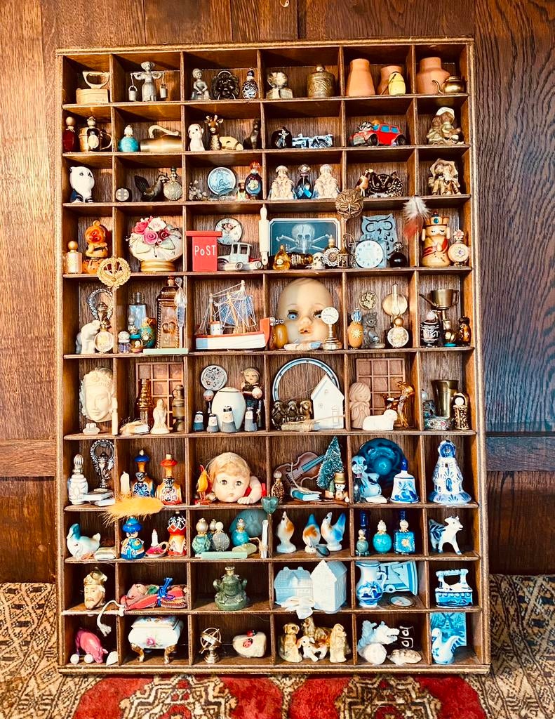 Letterbak kunst cabinet of curiosity rariteiten kabinet, Huis en Inrichting, Ophalen of Verzenden, Zo goed als nieuw