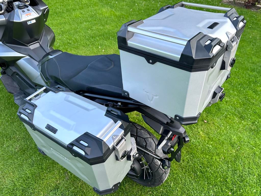 Honda XADV 750 SW Motec TRAX ALUMINIUM Koffer set TWV €2100, Motoren, Onderdelen | Honda, Gebruikt, Ophalen of Verzenden