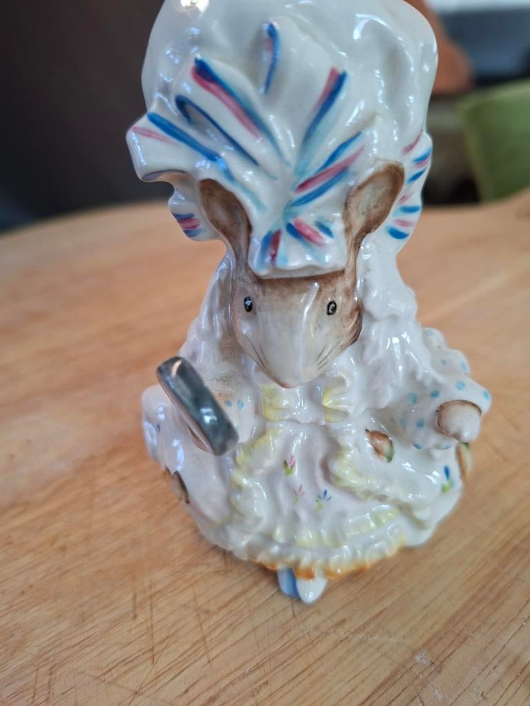 Beatrix Potter 'Lady Mouse' Beswick Figuur, Ophalen of Verzenden, Gebruikt, Dier