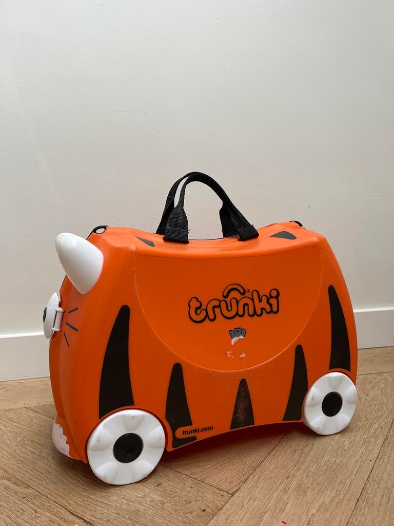 Trunki Kinderkoffer - Tijger Design, Ophalen of Verzenden, Gebruikt, Overige typen
