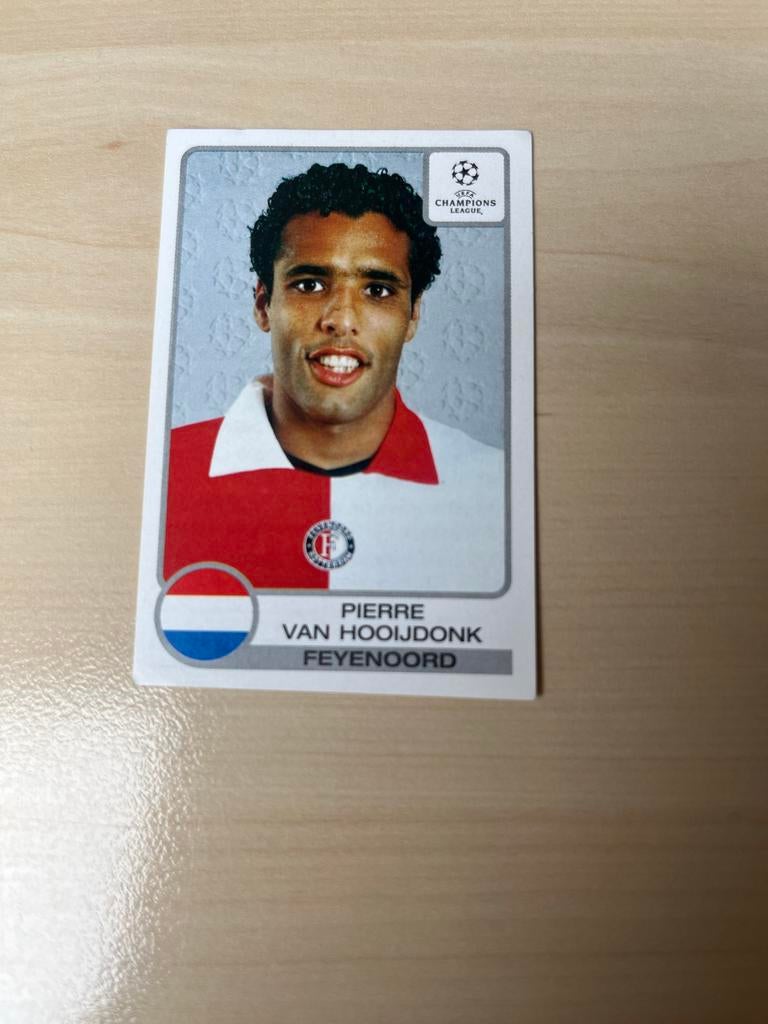 Panini van Hooijdonk Feyenoord Champions League Sticker, Verzamelen, Ophalen of Verzenden, Zo goed als nieuw, Feyenoord, Poster, Plaatje of Sticker