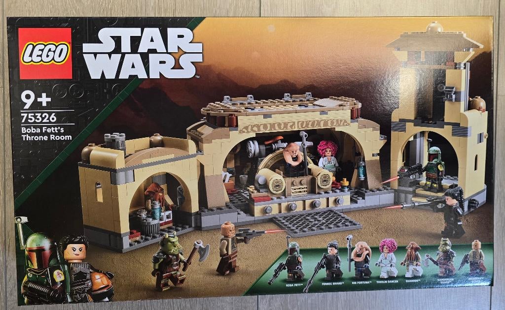 Lego star wars Boba Fetts troonzaal (75326), Star Wars, Nieuw, Ophalen of Verzenden, Complete set