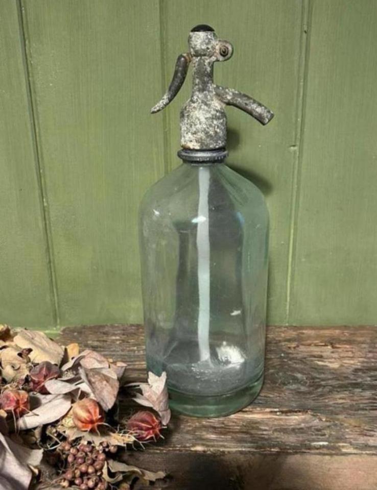 Mooie oude spuitfles, Ophalen of Verzenden