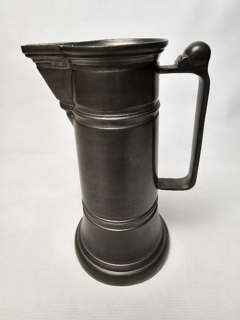 # Finstain Oude Tinnen Schenkkan, Antiek en Kunst, Antiek | Tin, Ophalen of Verzenden