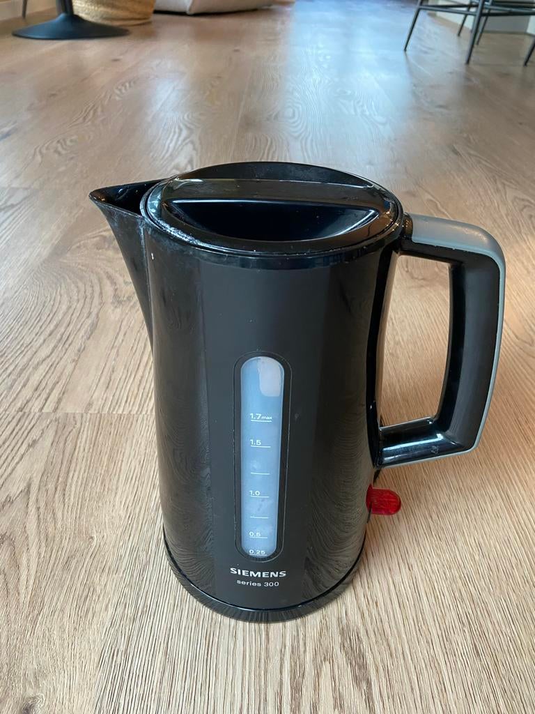 Siemens Series 300 Waterkoker - Zwart, 1 tot 2 liter, Ophalen of Verzenden, Gebruikt
