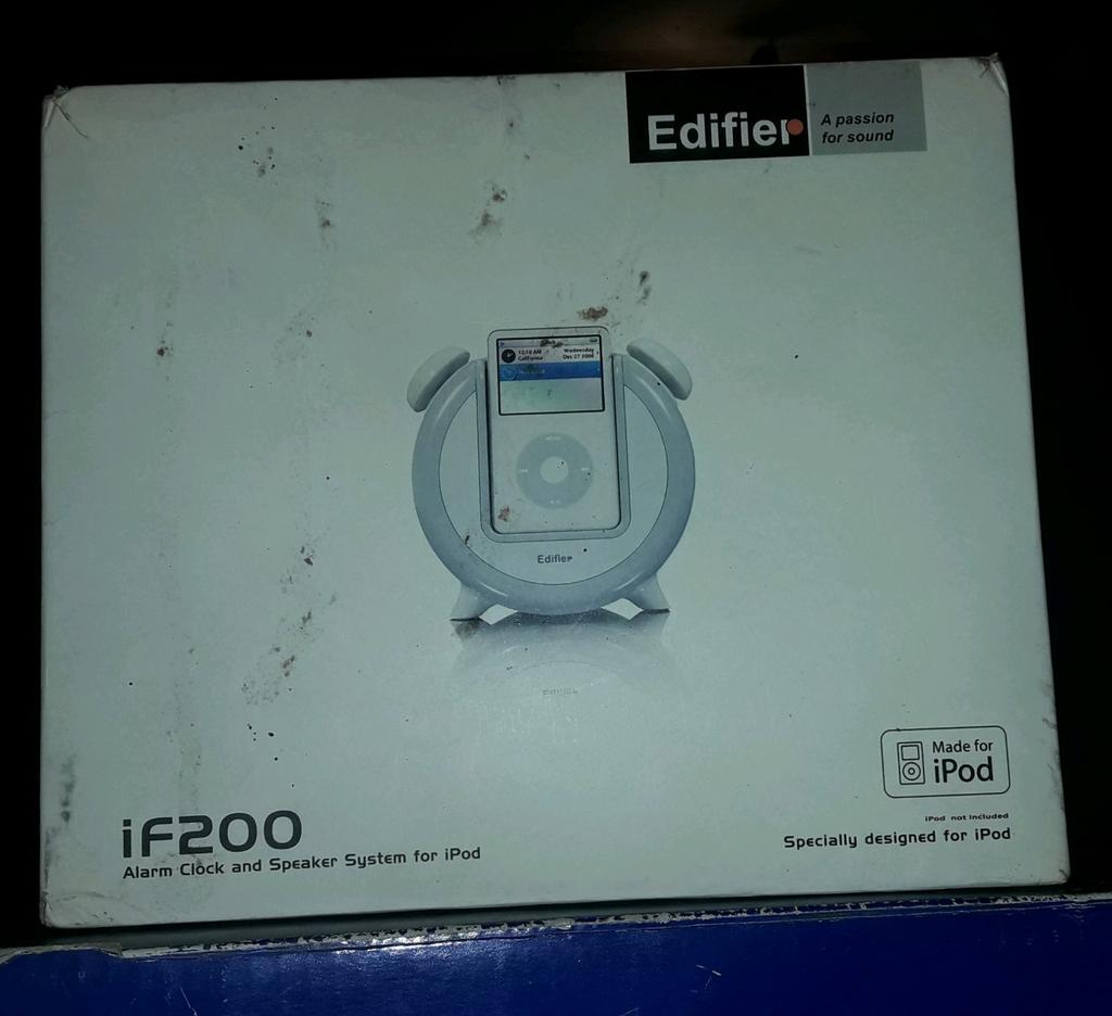Edifier IF200 Alarm Clock and Speaker System For Ipod, Audio, Tv en Foto, Mp3-spelers | Apple iPod, Ophalen of Verzenden, Nieuw