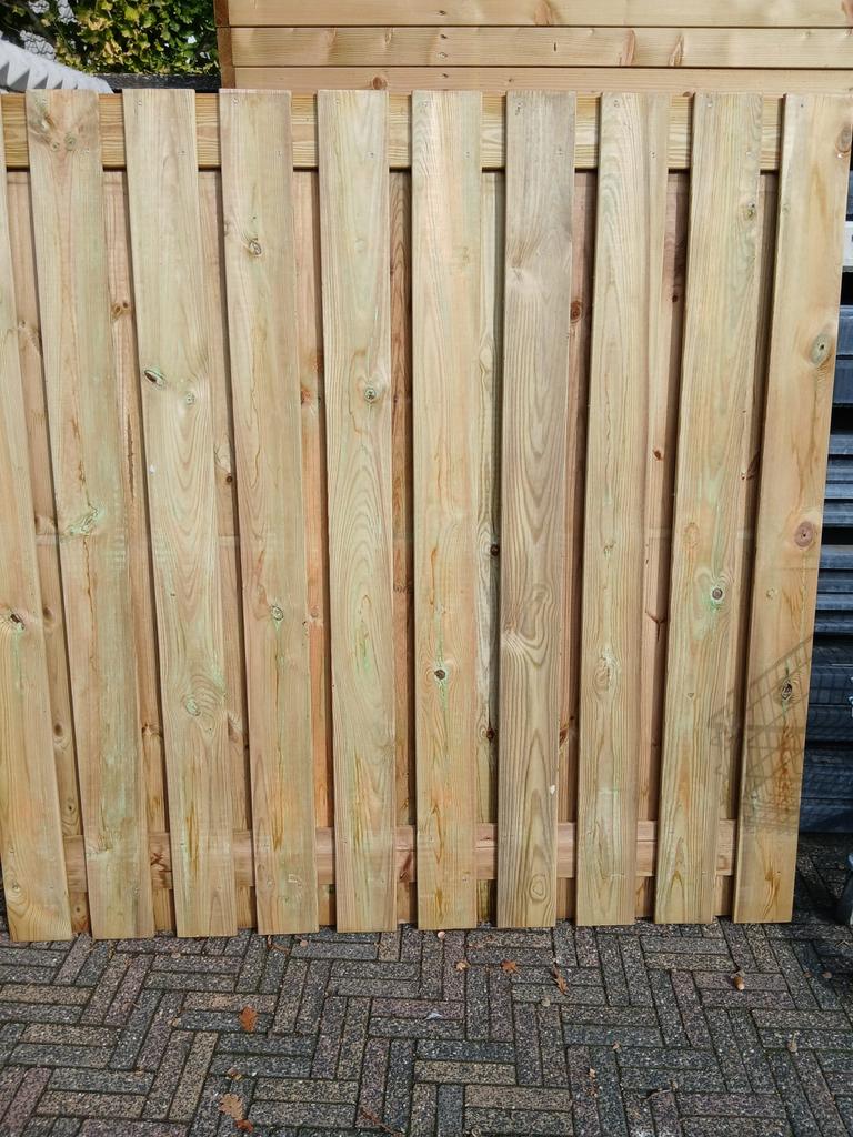 Tuinschermen 21 planks 1.80 m x 1.80 m, Tuin en Terras, Ophalen, 1 tot 2 meter, Minder dan 3 meter, Nieuw