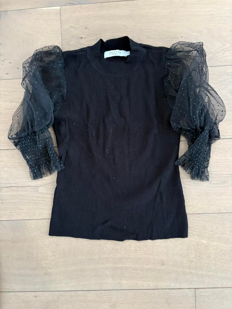 Costes rebel top maat S, Maat 38/40 (M), Zwart, Ophalen of Verzenden, Korte mouw