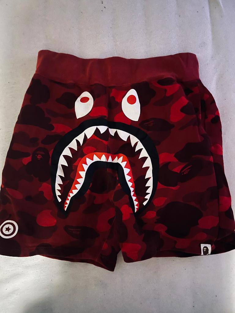 Bape hoodie en broekje orgineel rood maat L, Kleding | Heren, Maat 52/54 (L), Ophalen of Verzenden, Zo goed als nieuw, Bape