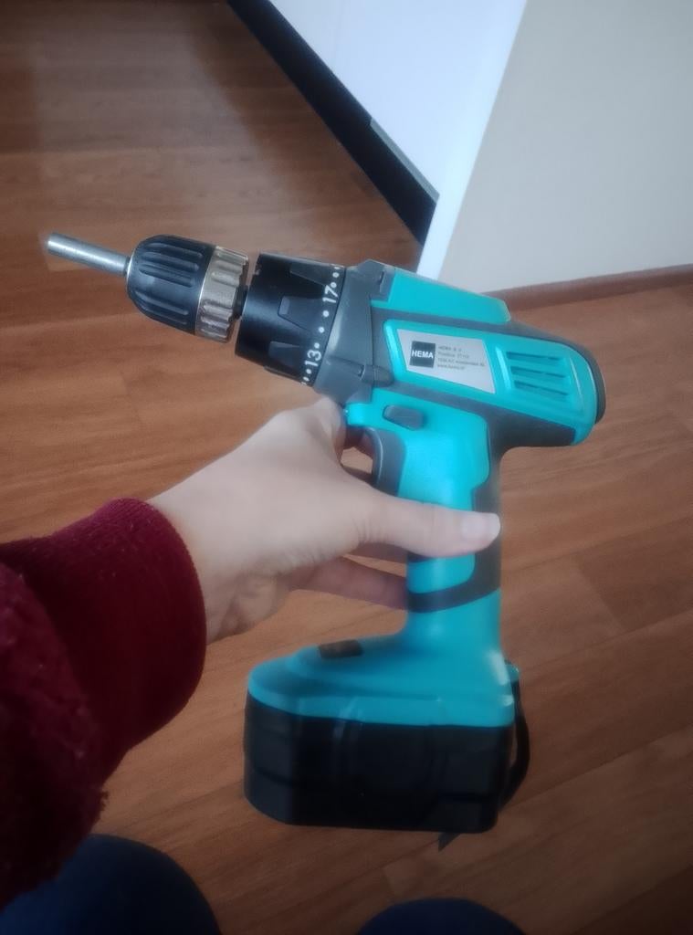 Hema Accuboormachine (adapter kapot), Ophalen of Verzenden, Gebruikt