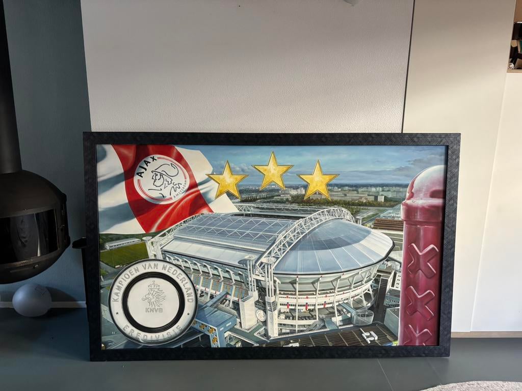 Groot Ajax schilderij 230 x 130, Ophalen