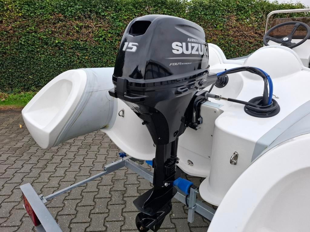 Splinternieuwe Nimarine MX410 15pk Suzuki 4 takt, Overige merken, Nieuw, Ophalen of Verzenden, Benzine