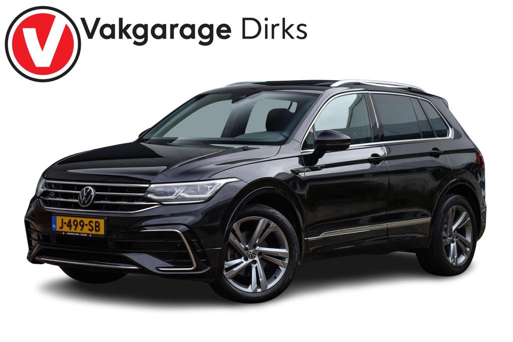Volkswagen Tiguan 1.5 TSI 2x R-Line ✅ Pano ✅ IQ-light, Auto's, Volkswagen, Bedrijf, Te koop, Tiguan, ABS, Adaptive Cruise Control