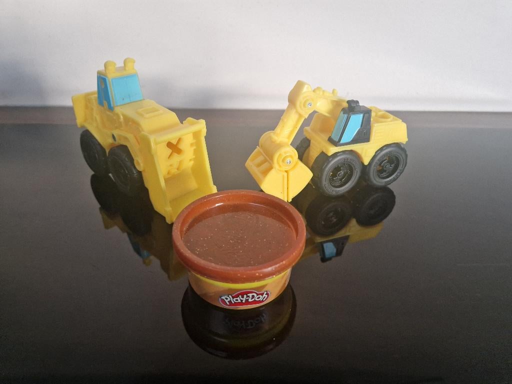 Play-Doh Wheels Lader en Graafmachine, Ophalen of Verzenden, Zo goed als nieuw, Bouwen