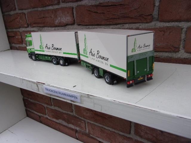 Tekno  Scania  R 420  Topline  van  Arie  Bouman., Hobby en Vrije tijd, Modelauto's | 1:50, Ophalen of Verzenden, Zo goed als nieuw