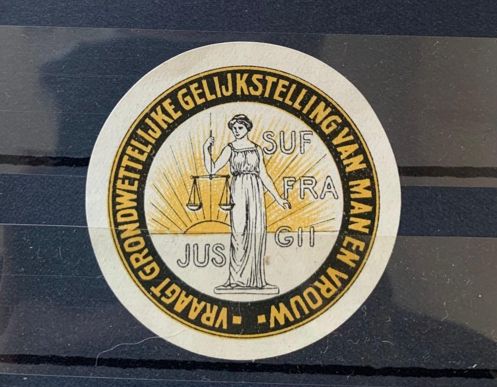 Sluitzegel gelijkstelling Man en Vrouw, Verzenden, T/m 1940, Gestempeld