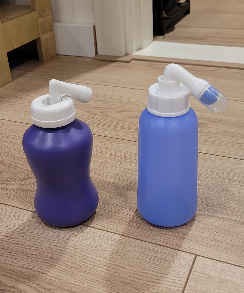 Postpartum spoelfles, Ophalen, Zo goed als nieuw