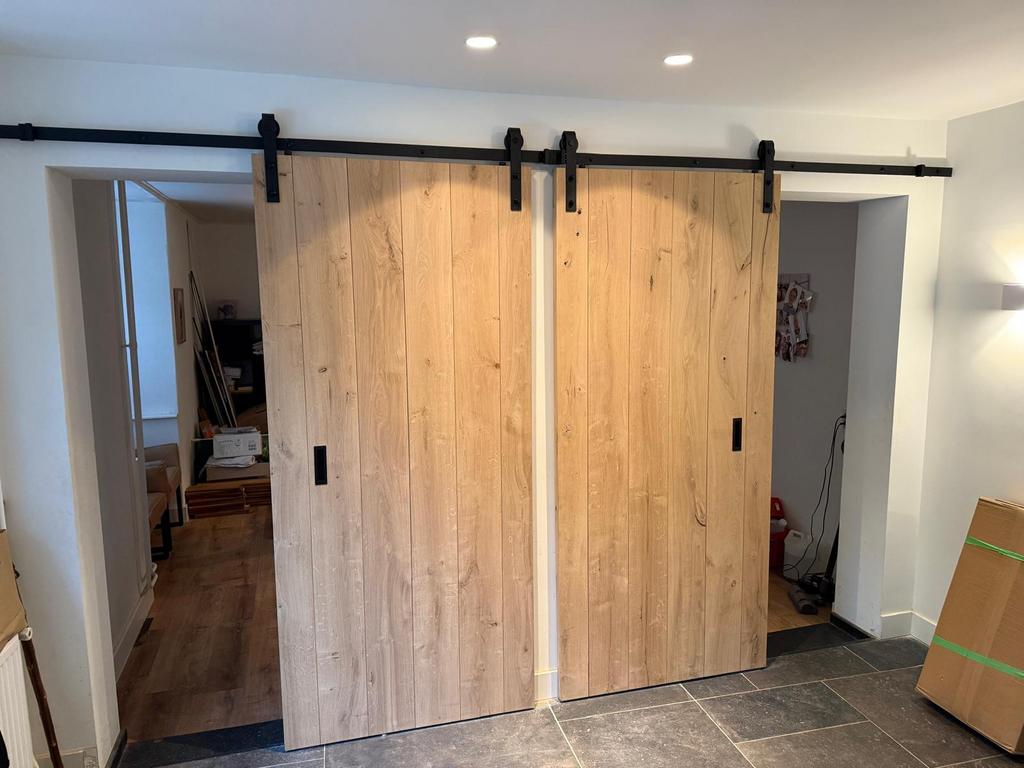 Schuifdeur/loftdeur/barndeur/douglas/massief eiken op maat, Binnendeur, Nieuw, Ophalen of Verzenden, Schuifdeur