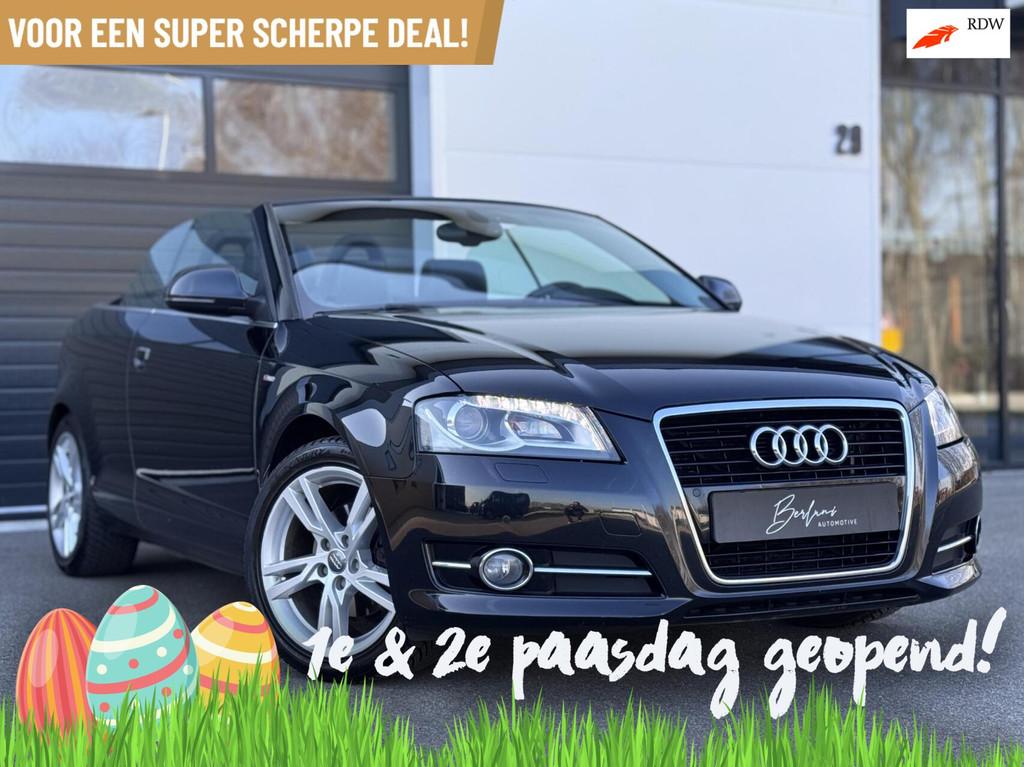 Audi A3 Cabriolet 1.8 TFSI S-line Motorrevisie gehad|Carplay, Euro 5, Gebruikt, Zwart, 4 cilinders