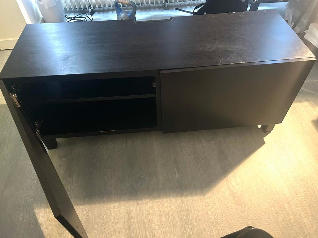 Tv kast, Ophalen, Gebruikt, Eikenhout, 50 tot 100 cm