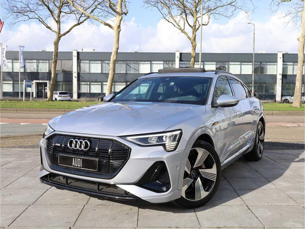 Audi e-tron Sportback 55 Quattro S-Line SOH 99% 95 kWh 300KW, Automaat, Gebruikt, SUV of Terreinwagen, Te koop