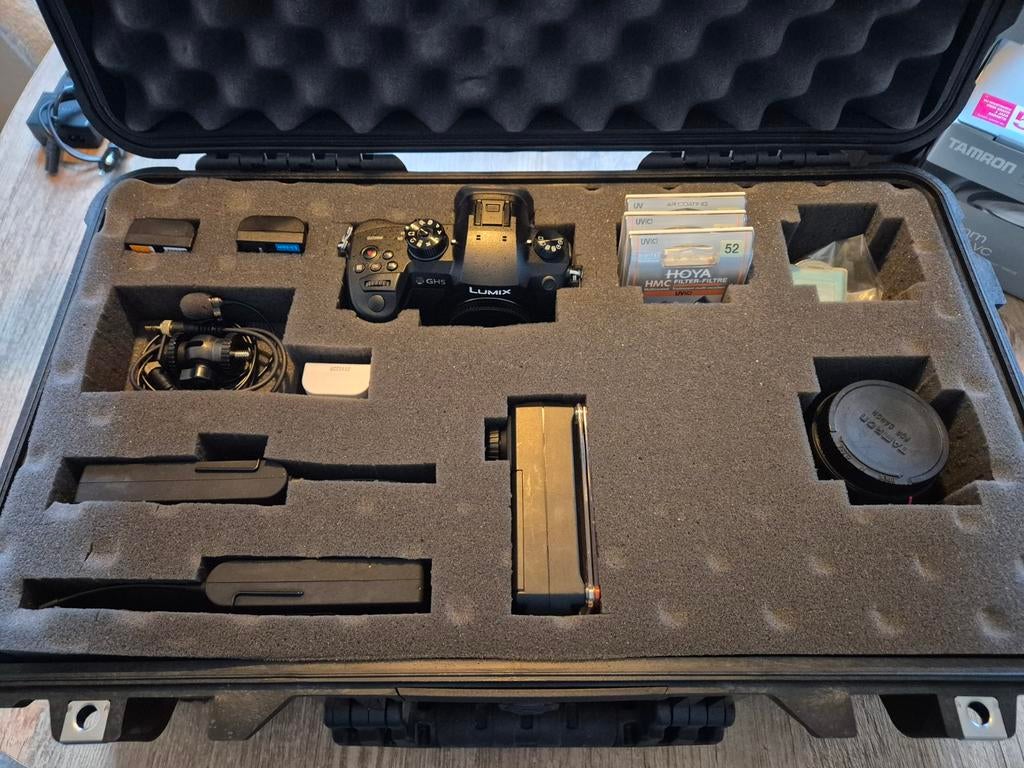 Complete Panasonic GH5 set - perfect voor videografie, Audio, Tv en Foto, Fotocamera's Digitaal, Spiegelreflex, Ophalen of Verzenden