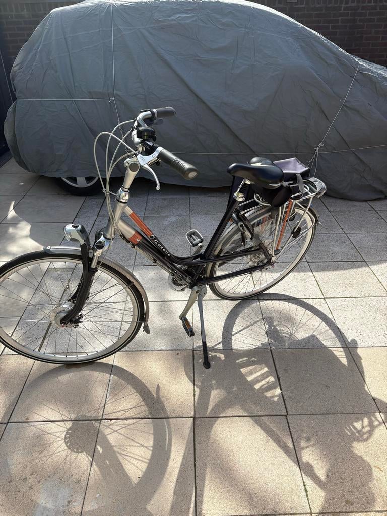 Gazelle damesfiets met versnellingen en handrem, Versnellingen, Ophalen of Verzenden, Gazelle, 53 tot 56 cm