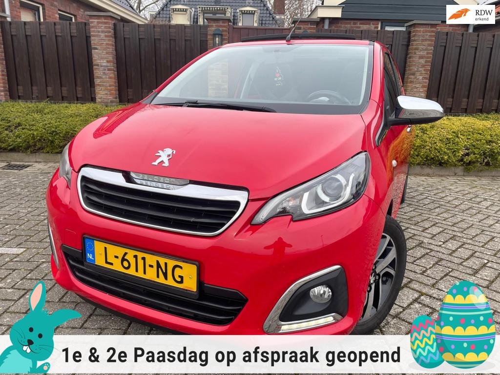 Peugeot 108 1.2 Puretech Allure 82pk CABRIO TOP, Euro 5, Stof, Gebruikt, 1199 cc