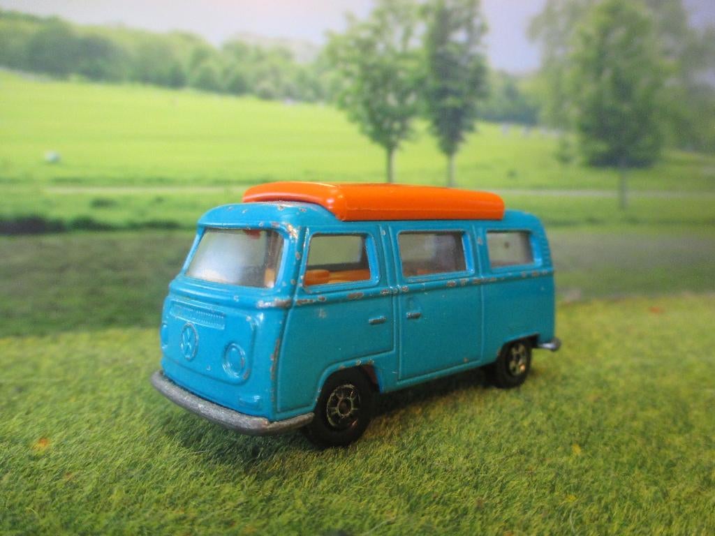 1/63 VW Volkswagen T2 Dormobile Camper Lesney Matchbox Nr.23, Ophalen of Verzenden, Gebruikt, Auto