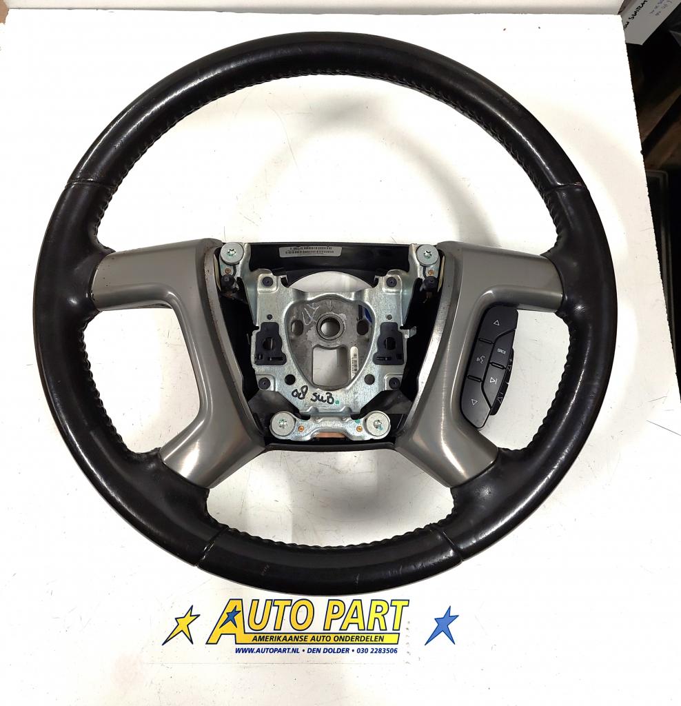 Chevrolet Suburban/Tahoe leder stuurwiel 2008, Gebruikt, Info@gm.com, Chevrolet, Ophalen of Verzenden