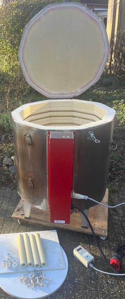 Keramiekoven Gare 1260C krachtstroom 160 liter, Ophalen