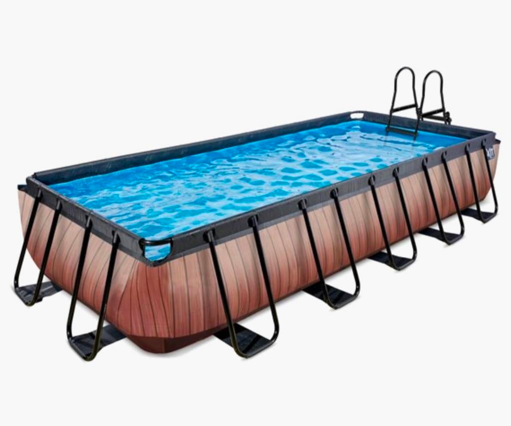 Gratis: exit pool zwembad 5,4 x 2,5m met toebehoren., Tuin en Terras, Zwembaden, Ophalen, Gebruikt, 200 tot 300 cm, 80 tot 120 cm