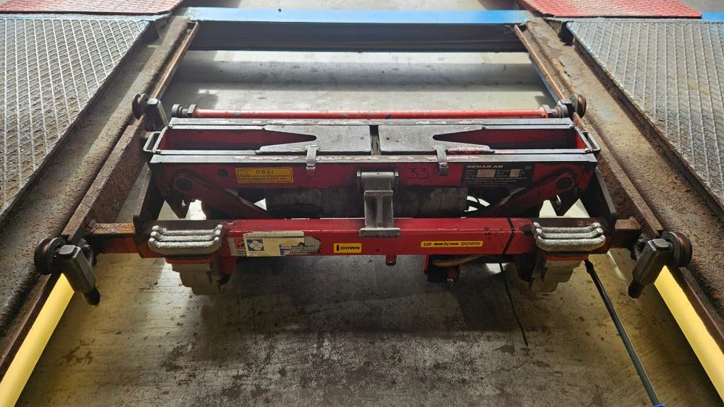 Brugkrik hefbrugkrik autokrik krik Nenab ALS-8/1.5 1500Kg, Ophalen