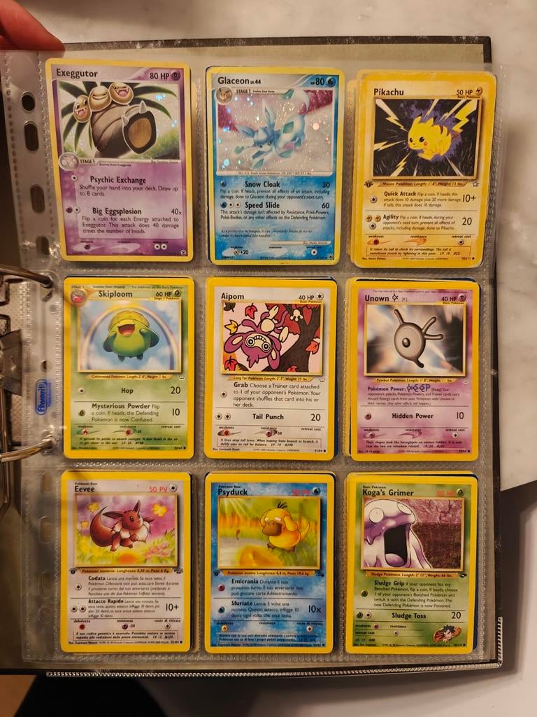 pokemon vintage binder map lot, Ophalen of Verzenden