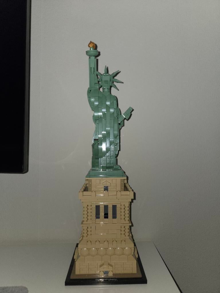 Lego statue of liberty, Ophalen of Verzenden, Zo goed als nieuw, Complete set, Lego