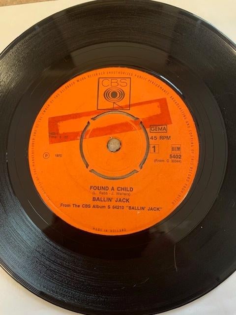 Ballin' Jack – Found A Child / Super Highway, Ophalen of Verzenden, Gebruikt, R&B en Soul, Single