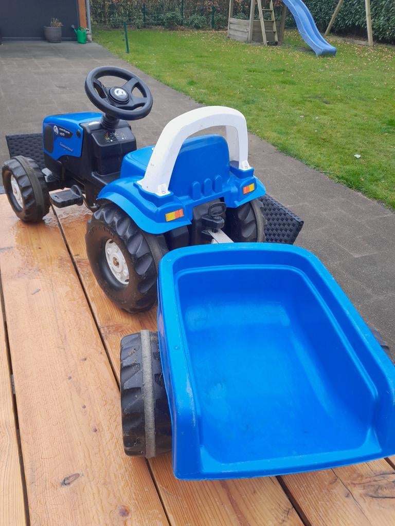Traptractor met aanhanger, zo goed als nieuw, Ophalen of Verzenden, Zo goed als nieuw