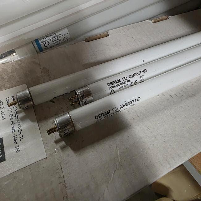 diverse losse lampen TL buizen TLlampen